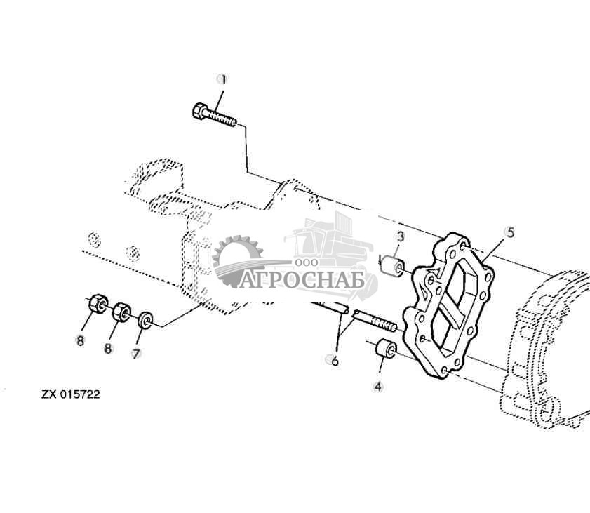 Spacer, Front Axle 